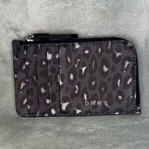 DKNY Leopard Print Card Holder